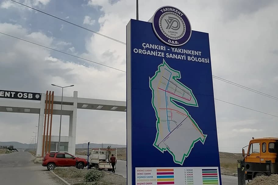 Çankırı Yakınkent OSB Tabela