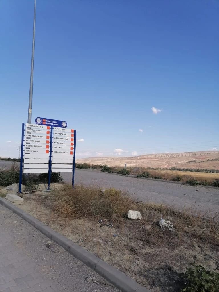 Çankırı Yakınkent OSB Tabela