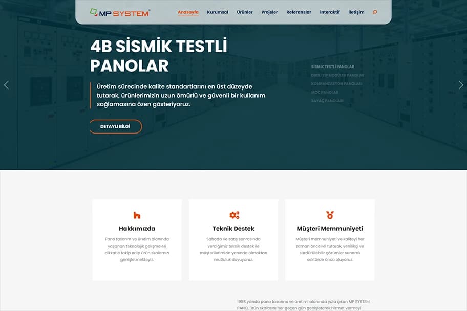MP System Pano Web Sitesi